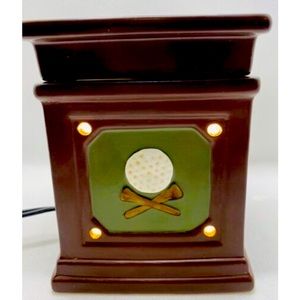 NIB NEW Scentsy Fore Golf Theme Wax Warmer - Retired